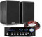 Fenton SHFB65 Bookshelf Speaker Systems with AV120BT Bluetooth Amplifier, Complete HiFi Stereo System with 6.5-Inch Two-Way Speakers, USB MP3 Playback Ideal for Home Audio Entertainment
