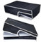 AMZLORD Funda antipolvo vertical/horizontal para consola de juegos Play-station 5 Slim Funda impermeable a prueba de polvo Tela Oxford 1680D extraíble para consola PS5 Edición digital
