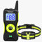 Collier de Dressage pour Chiens, Collier Electrique Chien avec Télécommande 3 Mode de Formation Bip Vibration Choc, Portée de 500m, IP67 Étanche avec Verrouillage de Sécurité pour Chiens,Vert Émeraude