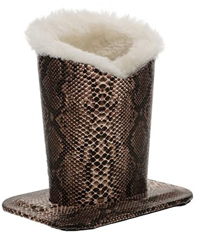 Kichvoe 1pièce Support De Lunettes Peluche Doublé Étagère Décorative Pour Lunettes Accessoire De Bureau Pratique Et Élégant Et Bijoux