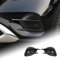 KUNGKIC ABS Auto Frontstoßstange Nebelscheinwerferabdeckungen Lippen Splitter Spoiler Grill Kühlergrill Dekorative Für Mercedes-Benz GLC Class X254 400e AMG 2022-2024 Zubehör(Kohlefaser-Muster)