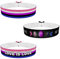 3er Set LGBTQ Genderfluid Stoffarmband-Unisex Verschiedene Verschlüsse-Handmade-Geschenk für Frauen und Mädchen-Stoffarmband mit Statement-wasserfest und verstellbar-Surfer-Ar