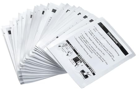 Limpiador de Lectores de Tarjetas de Crédito, Tarjetas de Limpieza de Terminales Deslizantes POS, 50 Unidades, Empaquetadas Individualmente, Amplias Aplicaciones para Cajeros