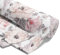 Stoff Meterware Baumwollstoff 2 M x 160 cm - Stoffe zum Nähen aus reine Baumwolle Fabric Futterstoff Dekostoff für Patchwork Canvas und Sewing Nähstoff Wilde Rose