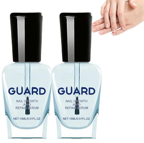 BigyQiu Nail Growth and Repair Serum,2pcs Onyxoguard Nail Growth and Repair Serum,Nail Repair Serum,Nail Growth Serum for Thin Nails and Growth,Nail Strengthener Polish for Growth and Strength