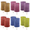 Papierlaternen Lampions, Papierlampion - Packung mit 12 chinesischen hängenden Papierlaternen, 6,3 Zoll groß, essentiell für asiatische Geburtstage, Hochzeiten, Neujahrsdekoration und Feierlichkeiten