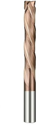 1 Stück Spiralfräser, 3 Nuten, CNC-Schaftfräser, 3,175 mm - 12 mm Schaft, UP & DOWN-Schnitt, Spiral-Hartmetall-Kompressionsfräser(10x35x85mm)