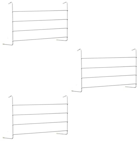 WILSONS DIRECT - 4-Bar White Radiator Clothes Airer - Lightweight Metal Towel Holder Indoor/Outdoor Use - Premium Quality Laundry Airer for Balcony - Washing Drying Rack - 14.5D x 55W x 34.5H cm (3)