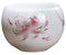 CAPIJIONG Taza de té de cerámica blanca simple de jade de oveja china, 120 ml, juego con flores de loto