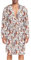 ZZXXB Dream Catcher Love Herren-Nachtwäsche, leicht, langärmelig, Spa-Bademantel mit Taschen, M-XL, braun, XL