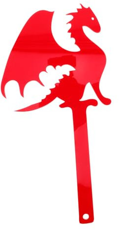 decoración del buzón reemplazo de la del buzón postbandera de reemplazo de buzón accesorios para buzones reemplazo de la puerta del buzón Acrílico rojo Milisten