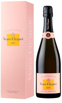 Veuve Clicquot Rosé Champagner mit Geschenkverpackung (1 x 0.75 l) (Packung mit 6)