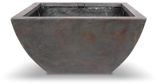Aquascape Fountain Bowl Container Water Garden, Gray Slate