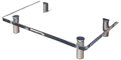 Desktop Monitor Stand Monitor Stand Riser Laptop Stand for Desk Clear Computer Monitor Stand for Desk Accessories for Office Home Organizer(40x22x5cm)