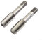 Lot de 2 tarauds et tarauds métriques HSS 14 mm x 1,25 mm Filetage à droite pour acier rapide M14 x 1,25 mm