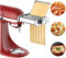 COFUN Accessorio Pasta 3-in-1 Planetaria per KitchenAid - Set sfogliatrice in Acciaio Inox con Lasagne, Fettuccine, e Tagliolini,8 Regolazioni Spessore | Include piastra di guida & Spazzola di Pulizia