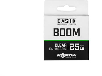 Korda Basix Boom Fluorocarbon Angelschnur, 10 m, 0,55 mm