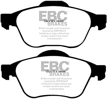 EBC Brakes DP1421 Blackstuff Bremsbeläge