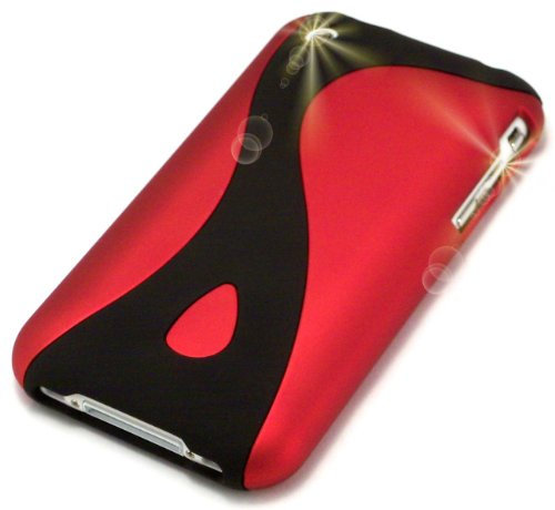 Schutzhülle für iPhone 3G 3GS 3G 3G 3GS iPod Nano Video Classic Touch Einzigartige 2teilige SoftTouchSkin Schutzhülle Schutzhülle Case Schale Cover River Rot Für Apple