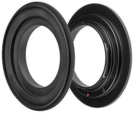 ayex Retroadapter Umkehrring Passend für Olympus 62mm Reversering Makroadapter zum umgekehrten Anschrauben eines Objektivs