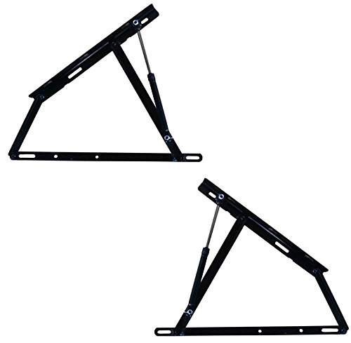 HOGAR24 Pack 2 Sistema DE ELEVACIÓN con AMORTIGUADORES para CANAPÉ ABATIBLE. -para canapé de 135 ó 140 cm (1250 Newtons)