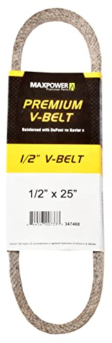MAXPOWER Keilriemen 347468, Kevlar verstärkt, 1/2 x 25 - 4L250 - Aussenlänge L(a) 640 mm, Beige