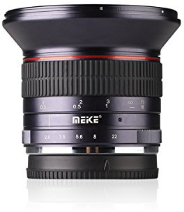 Meike MK 12mm F/2.8 Ultra-Weitwinkelobjektiv Weitwinkel-Manueller objektiv Fokus für Micro 4/3 (Olympus und Panasonic Lumix) EM5 EM10 GH5 GH4 GX8
