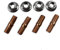 Stehbolzen Set M10 x 35 + Edelstahl Muttern Krümmer Turbolader Garrett T3 T4 KKK