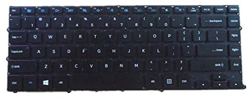 fqparts Replacement Clavier d'ordinateur Portable pour for Samsung NP900X4C Noir États-Unis Version