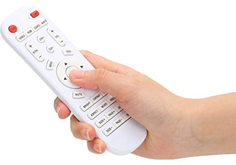 Télécommande De Remplacement pour Tous Les Types De Projecteurs, Télécommande Universelle pour Projecteur, Blanc