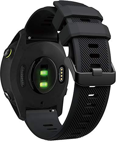YASPARK Bracelet pour Forerunner 745, 22mm Silicone pour Huawei Watch GT 4/3/2, Galaxy Watch 46mm/3 45mm, Gear S3 Frontier/Classic