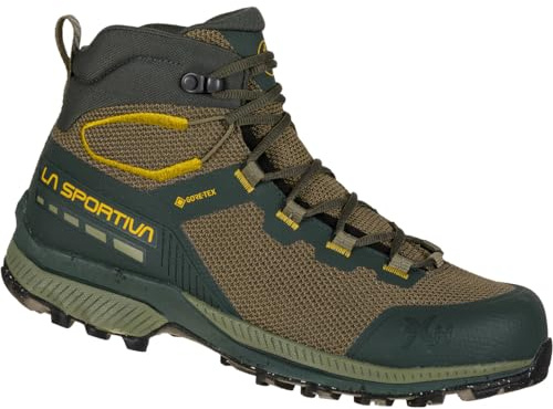 La Sportiva TX Hike Mid GTX Herren-Hikingstiefel, Größe 9,5+, Charcoal Moss 91572, 44.5 EU