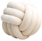 GYCS Weiche Knoten Ball Kissen Knoten Kissen knotenkissen Bett Gefüllte Kissen Wohnkultur Kissen Ball Plüsch Bett deko Werfen gut gut abgedichtet-Padded,Beige,28cm