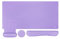 MOSISO Keyboard Mouse Pad Set, Large Gaming Pad&Keyboard Wrist Rest&Mouse Wrist Rest&Coaster, Ergonomic Non-Slip Mousepad&Easy Typing Cushion with Memory Foam for Home Office, Purple
