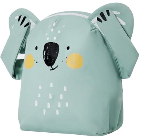 OLÉKIDS Kinderrucksack mit Tiermotiv, Koala Rucksack für Kindergarten, Freizeit, 3-6 Jährige, Geschenk für Kinder, 31x24x11cm (Mint)