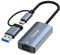 USB Type-C to Ethernet Adapter 1000 Mbps, USB to RJ45 LAN Wired Network 10/100/1000 Gigabit Ethernet Adapter for Windows XP, MAC OS, Linux, VISTA 7 8 10 11, Phone, Tablet, Laptop, Game Console, etc