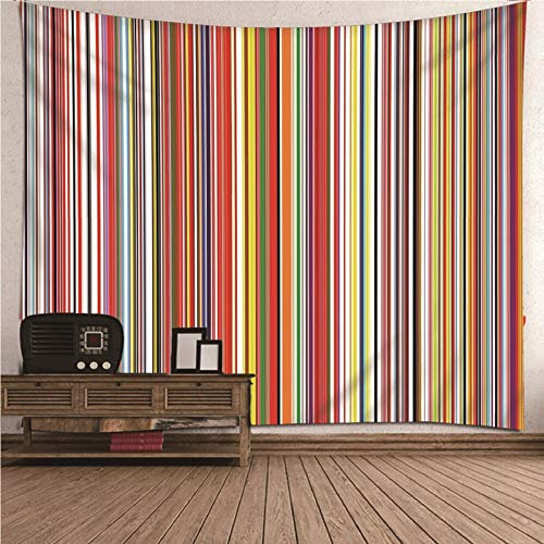 CEVAN Wandteppich Abstrakt Wanddekorationen Wand Nadelstreifen Wandbehang Stoffbild Wanddekoration Poster Kunst Dekorationen Decke Wandbehang Stoff Mehrfarbig 300x250cm