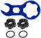Bike Valve Nute,Bicycl Inner Tube Valve Nuts, Bike Vacuum Tire Valve Nut, Aluminum Alloy Vacuum Tire French Valve Nuts Screws Wrench Kit for Mountain Road Bicycle
