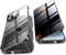 Privacy Phone Case for iPhone 15 Pro Max Built in Privacy Screen Protector And Camera Lens Protector, 360 Degree Full Body Protection One-piece Anti peep Cases Cover for 15 Pro Max,Clear Black