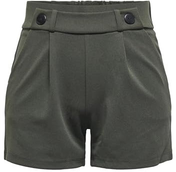 JdY Damen Jdygeggo JRS Noos Shorts, Peat/Detail:Black Button, XS EU