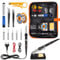 Fer à souder set, 16 en 1 60W kit de fer a souder electronique, 220-480°C température réglable, poste à souder, 5 pointes de soudure, fil de soudure, pince à épiler et pompe de dessoudage