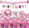 Spa Birthday Party Decoration, Makeup Party Accessories, Plates Cups Napkins Tablecloth Happy Birthday Banner Cake Toppers for Girls Women Slumber Pamper Spa