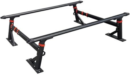 Estante Ajustable Aluminio para Techo Camioneta Tienda Campaña Estante Universal para Escalera Camión para Chevy para GMC para Sierra Y Canyon Barras De Techo Baca Coche
