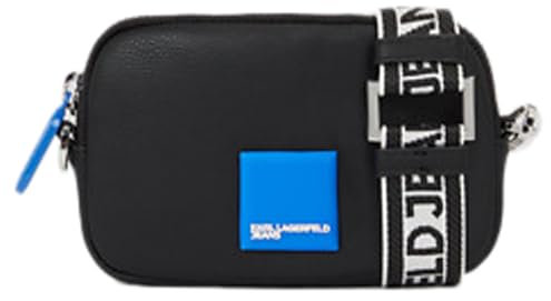 Karl Lagerfeld Jeans Damen Box Logo Mini Crossbody Schwarz, One size