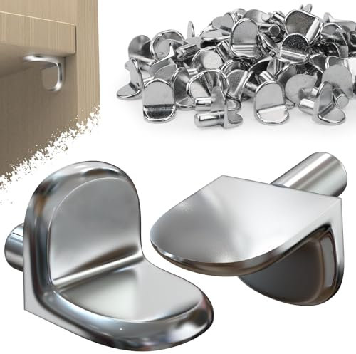 SWTYExt 30 Stück Regalbodenträger 5mm Bodenträger L Form Einlegeboden Halter Regalbodenhalter Metall Fachbodenträger Befestigung für Einlegeboden Kleiderschrank Schrank Regal Schrankrückwand Möbel