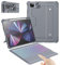 Nillkin Keyboard Case for iPad Air 11 Inch (M3 2025/M2 2024/5th/4th Gen), iPad Pro 11 inch 4/3/2/1 Gen, Detachable Case with Adjustable Stand, Pencil Holder, Multi-Touch Trackpad, Grey