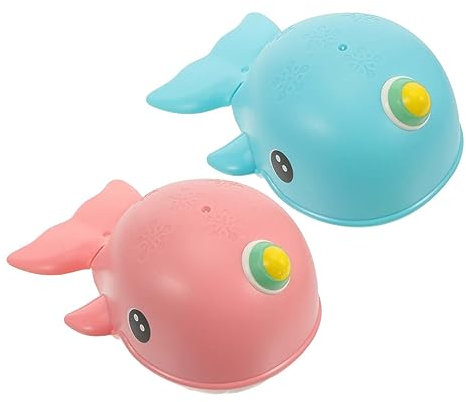 UPKOCH Bade Und Schwimmspielzeug Interaktive Wassertiere Wal Design Für Ideal Für Badewanne Und Planschbecken Pink +
