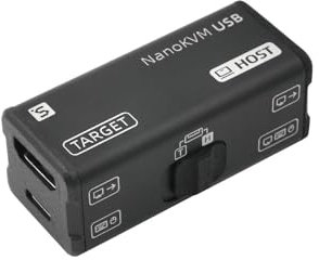 youyeetoo Sipeed NanoKVM-USB, 4K USB KVM, für Headless Device Management, für Server/SBCs, einfach zu bedienen und zu warten/Multi-Device Collaboration Tool (KVM-USB,Schwarz)