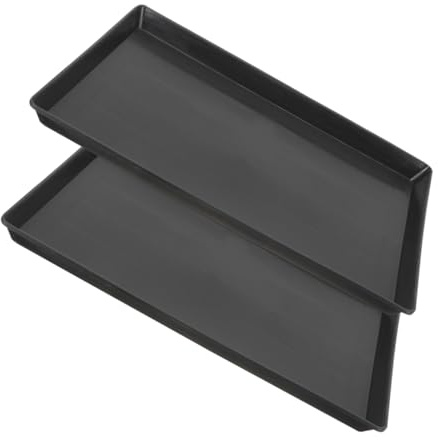 VERDANVERSE 2 Piezas Bandeja para Jaula De Pájaros Repuesto para Jaula De Loros Bandeja Inferior para De Perros Pequeños Y Conejitos Plástico Reutilizable Antifugas 17.12 X 12.79 X 1.18 in