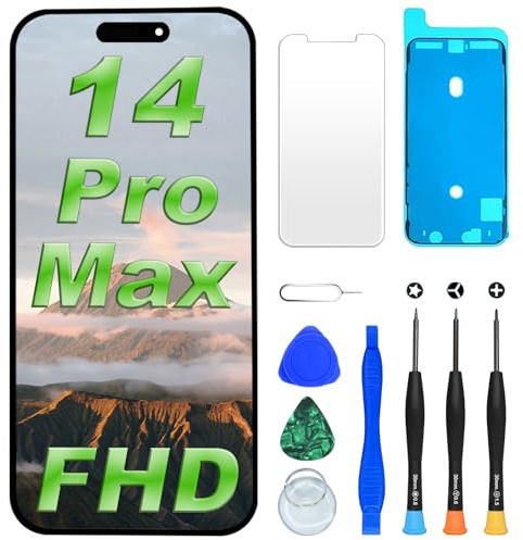DIGI4U LCD for iPhone 14 Pro Max Screen Replacement, 6.7''[3D Touch][Small Notch] Screen for iPhone 14 Pro Max Display Digitizer Assembly, with Repair Tools for iPhone 14 Pro Max LCD